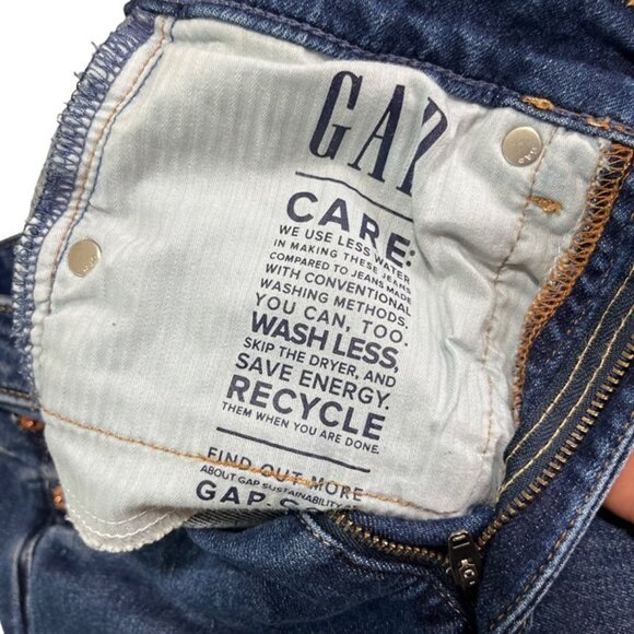Gap Jeans Women's 26 US 2 Blue classic straight high waist - Picture 4 of 7
